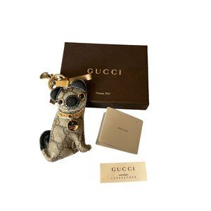 Gucci Dog Key Bag Charm.   #L1131